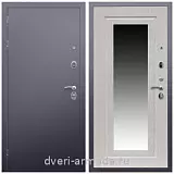 Входные двери с зеркалом и теплоизоляцией, Дверь входная Армада Люкс Антик серебро / ФЛЗ-120 Дуб белёный от производителя
